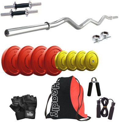 

Headly Premium CP-HR-30KGCOMBO3 Coloured Home Gym Kit