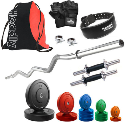 

Headly Premium CP-HR-52KGCOMBO24 Coloured Home Gym Kit