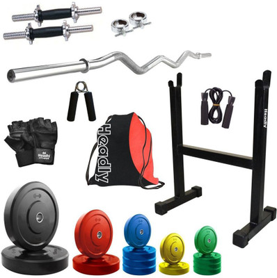 

Headly Premium CP-HR-55KGCOMBO14 Coloured Home Gym Kit