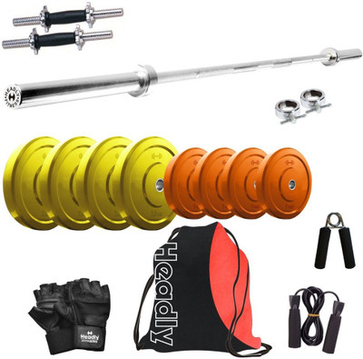 

Headly Premium CP-HR-14KGCOMBO9 Coloured Home Gym Kit