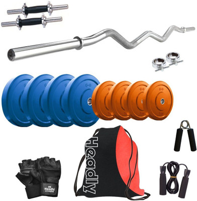 

Headly Premium CP-HR-16KGCOMBO3 Coloured Home Gym Kit