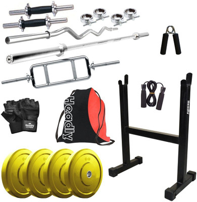 

Headly Premium CP-HR-10KGCOMBO12 Coloured Home Gym Kit