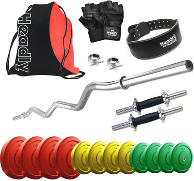

Headly Premium CP-HR-38KGCOMBO24 Coloured Home Gym Kit