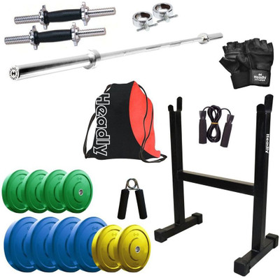 

Headly Premium CP-HR-25KGCOMBO17 Coloured Home Gym Kit