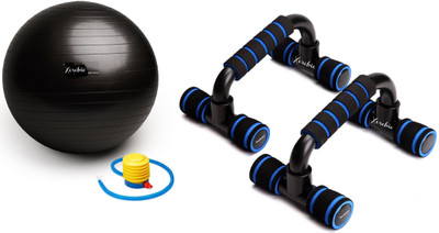 

Xerobic Pseudo Planche Push-up Set Workout and Stability Black Anti-Burst Non-Slip Exercise Ideal for Abs, Shoulder, Thigh Toning Unisex Gym & Fitness Kit