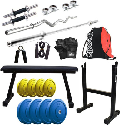 

Headly Premium CP-HR-22KGCOMBO16 Coloured Home Gym Kit