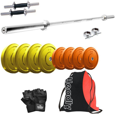 

Headly Premium CP-HR-14KGCOMBO10 Coloured Home Gym Kit