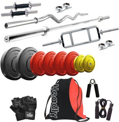 

Headly Premium CP-HR-45KGCOMBO1 Coloured Home Gym Kit