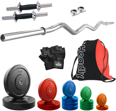 

Headly Premium CP-HR-52KGCOMBO4 Coloured Home Gym Kit