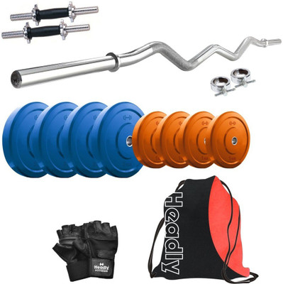 

Headly Premium CP-HR-16KGCOMBO4 Coloured Home Gym Kit