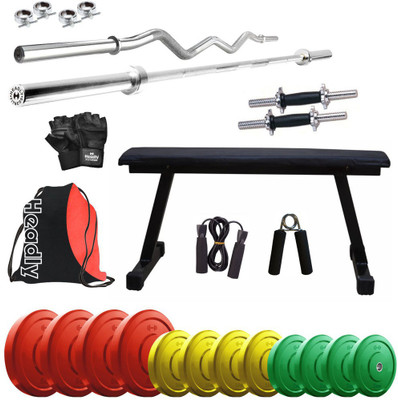 

Headly Premium CP-HR-38KGCOMBO7 Coloured Home Gym Kit