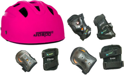 

Jaspo safe-max multi purpose protective set pink Skating Kit