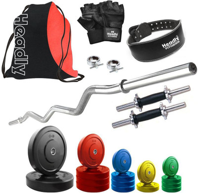

Headly Premium CP-HR-65KGCOMBO24 Coloured Home Gym Kit