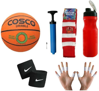 

Cosco Dribble BasketBall (Size-6) Combo Basketball Kit