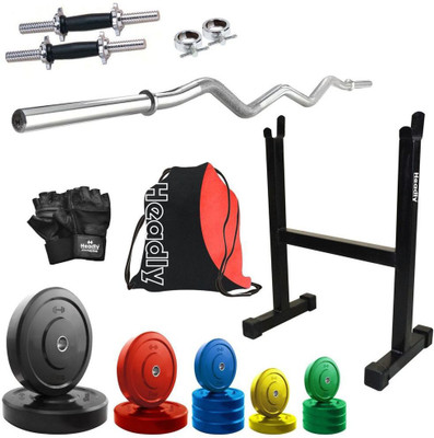 

Headly Premium CP-HR-55KGCOMBO15 Coloured Home Gym Kit
