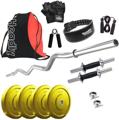 

Headly Premium CP-HR-10KGCOMBO23 Coloured Home Gym Kit