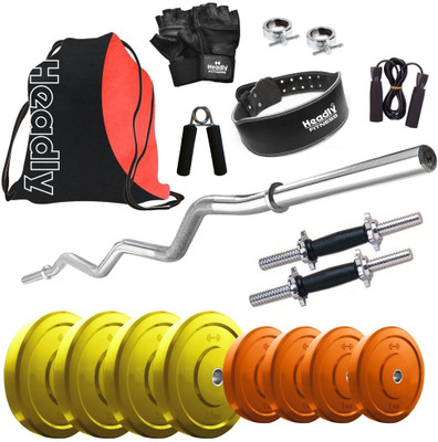 

Headly Premium CP-HR-14KGCOMBO23 Coloured Home Gym Kit