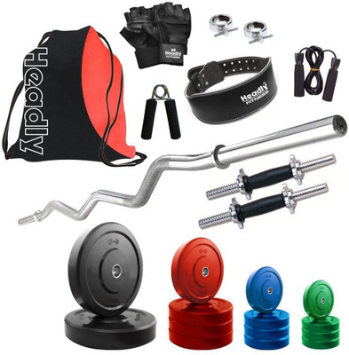

Headly Premium CP-HR-60KGCOMBO23 Coloured Home Gym Kit