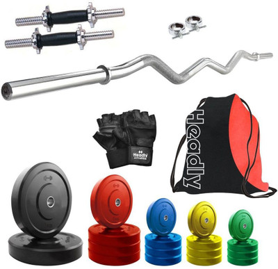 

Headly Premium CP-HR-70KGCOMBO4 Coloured Home Gym Kit