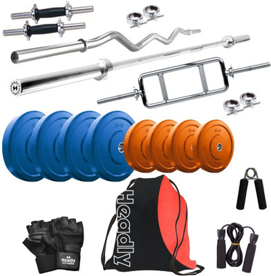 

Headly Premium CP-HR-16KGCOMBO1 Coloured Home Gym Kit