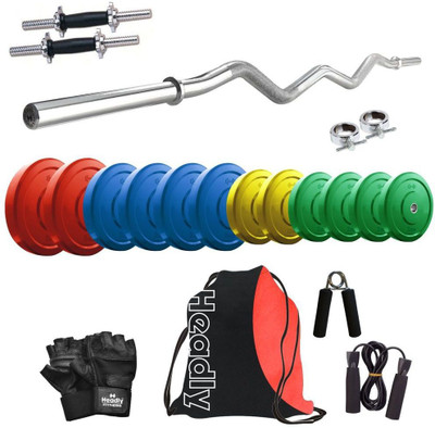 

Headly Premium CP-HR-35KGCOMBO3 Coloured Home Gym Kit