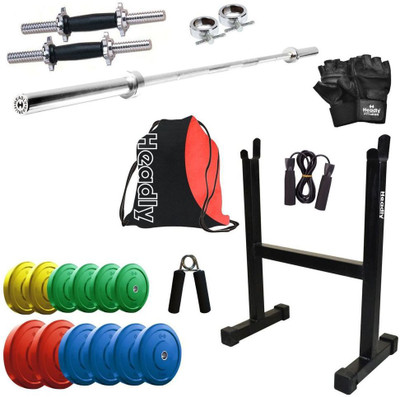 

Headly Premium CP-HR-35KGCOMBO17 Coloured Home Gym Kit