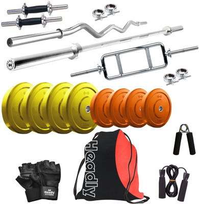 

Headly Premium CP-HR-14KGCOMBO1 Coloured Home Gym Kit