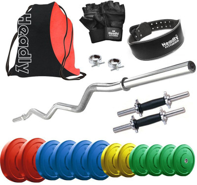 

Headly Premium CP-HR-35KGCOMBO24 Coloured Home Gym Kit