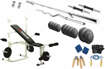 

Protoner 64 Kgs & Kamachi Bench Home Gym Kit