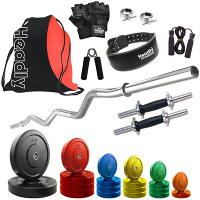 

Headly Premium CP-HR-72KGCOMBO23 Coloured Home Gym Kit