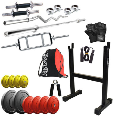 

Headly Premium CP-HR-50KGCOMBO12 Coloured Home Gym Kit