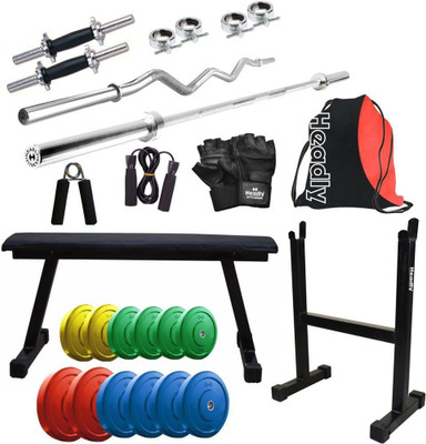 

Headly Premium CP-HR-35KGCOMBO16 Coloured Home Gym Kit