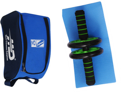 

MD Ab Wheel (Executive) with Bag Gym & Fitness Kit