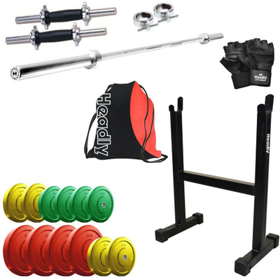 

Headly Premium CP-HR-38KGCOMBO18 Coloured Home Gym Kit