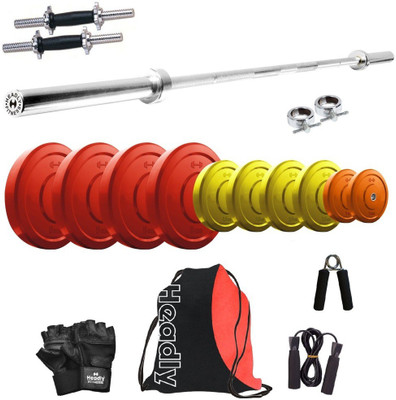 

Headly Premium CP-HR-32KGCOMBO9 Coloured Home Gym Kit