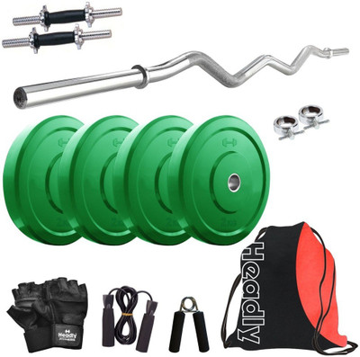

Headly Premium CP-HR-8KGCOMBO3 Coloured Home Gym Kit