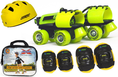 

Jaspo Next -Gen Intact junior Skates (skates+helmet+knee+elbow+bag)suitable for age upto 5 years Skating Kit