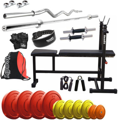 

Headly Premium CP-HR-32KGCOMBO6 Coloured Home Gym Kit