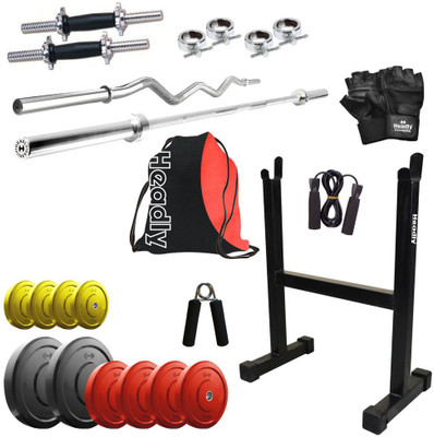 

Headly Premium CP-HR-50KGCOMBO13 Coloured Home Gym Kit