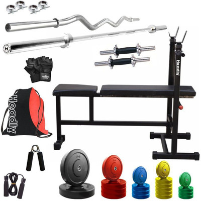 

Headly Premium CP-HR-75KGCOMBO5 Coloured Home Gym Kit