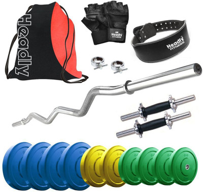 

Headly Premium CP-HR-25KGCOMBO24 Coloured Home Gym Kit