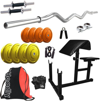 

Headly Premium CP-HR-14KGCOMBO11 Coloured Home Gym Kit