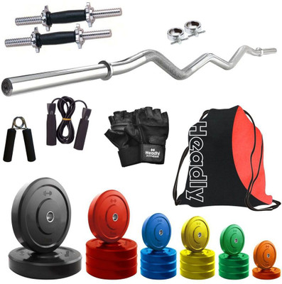 

Headly Premium CP-HR-72KGCOMBO3 Coloured Home Gym Kit