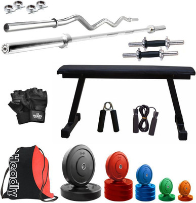 

Headly Premium CP-HR-58KGCOMBO7 Coloured Home Gym Kit