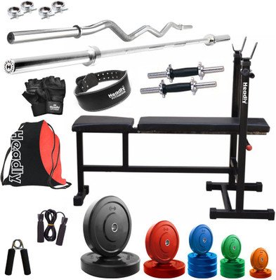 

Headly Premium CP-HR-52KGCOMBO6 Coloured Home Gym Kit