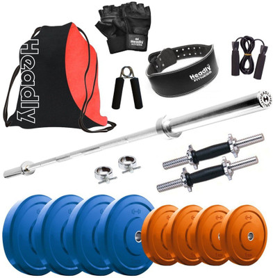 

Headly Premium CP-HR-16KGCOMBO29 Coloured Home Gym Kit