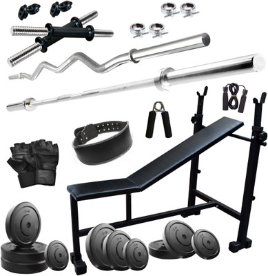 FITZON 65KGCOMBO 6 WB Home Gym Kit