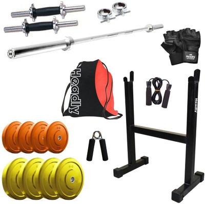 

Headly Premium CP-HR-14KGCOMBO17 Coloured Home Gym Kit