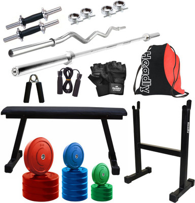 

Headly Premium CP-HR-46KGCOMBO16 Coloured Home Gym Kit