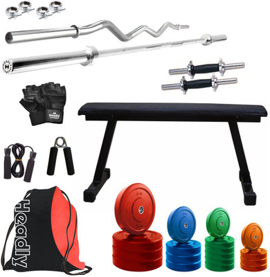 

Headly Premium CP-HR-48KGCOMBO7 Coloured Home Gym Kit